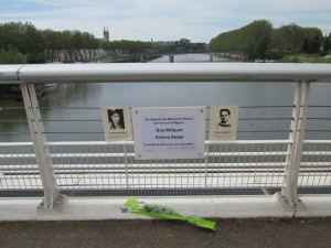Pont Confluences à Angers, hommage au 8 mai en France et en Algérie