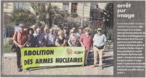 Article Comité des Hautes-Pyrénées pour Hisroshima 2016